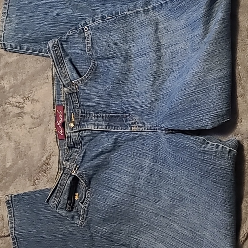 Gloria Vanderbilt Jeans Women's 12 Dark Blue Denim 32 Inch Waist